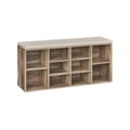 Miniatyrbillede 1 af 6: Skammel til sko, 30,3x78,5x48 cm, brun