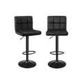 Miniatyrbilde 1 av 6: Barstol, 38x44,5x95-115 cm, svart