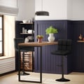 Miniatyrbilde 3 av 6: Barstol, 38x44,5x95-115 cm, svart