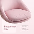 Miniatyrbillede 6 af 6: Barstol, 52x50,5x68,5-80,5 cm, Pink