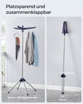 Miniatyrbilde 3 av 6: Klesstativ, 65x65x150 cm, Blå