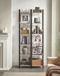 Miniatyrbillede 3 af 6: Bogreol, 40x30x179 cm, Greige