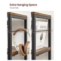 Miniatyrbillede 6 af 6: Bogreol, 30x120x172,5 cm, Brun Sort