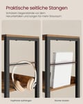 Miniatyrbillede 5 af 6: Bogreol, 30x60x144 cm, Brun