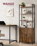 Miniatyrbillede 2 af 6: Bogreol, 24x40x159,5 cm, Sort