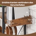 Miniatyrbillede 3 af 5: Bogreol, 100x28x178 cm, Brun