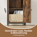 Miniatyrbillede 4 af 5: Bogreol, 24x40x159,5 cm, Brun