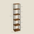 Miniatyrbilde 2 av 6: Hylle, 23.8x38x173.4 cm, Brun-Svart