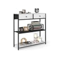 Miniatyrbillede 1 af 6: Konsolbord, 24x76x80 cm, Hvid