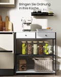 Miniatyrbillede 3 af 6: Konsolbord, 24x76x80 cm, Hvid