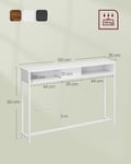 Miniatyrbilde 6 av 6: Konsollbord, 25x120x81,1 cm, Hvit
