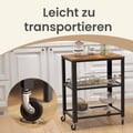 Miniatyrbilde 6 av 6: Serveringsvogn, 40x60x77,5 cm, Brun