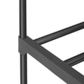 Miniatyrbillede 5 af 6: Skohylde, metal, 92x30x33 cm, sort