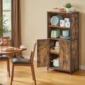 Miniatyrbillede 2 af 6: Bogreol, 60x35x125 cm, Brun Sort