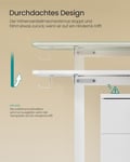 Miniatyrbillede 6 af 6: Justerbart skrivebord, 60x120x72-120 cm, hvid