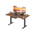 Miniatyrbilde 1 av 6: Justerbart skrivebord, 140x70x72-120 cm, Brun