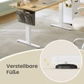 Miniatyrbilde 5 av 6: Høydejusterbart skrivebord, 60x120x72-120 cm, Eik