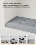 Miniatyrbild 6 av 6: Förvaringsbänk, 38x76x38 cm, Grå