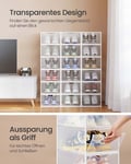 Miniatyrbilde 3 av 6: Skoboks, Plast, 33,2x23x14,5 cm, Transparent