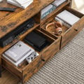 Miniatyrbillede 4 af 6: TV-skab, 120x40x50 cm, brun sort