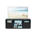 Miniatyrbillede 1 af 6: TV-skab, 40x160x60 cm, Sort