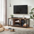 Miniatyrbillede 2 af 6: TV-skab, 120x40x50 cm, Brun Sort