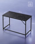 Pikkukuva 6 / 6: Työpöytä, 120x60x75 cm, Musta