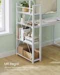 Miniatyrbillede 3 af 6: Skrivebord, 56x120x120 cm, Hvid