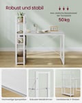 Miniatyrbillede 5 af 6: Skrivebord, 56x120x120 cm, Hvid
