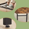 Miniatyrbilde 3 av 5: PC-skrivebord, 138x138x75 cm, Brun Svart