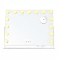 Miniatyrbillede 1 af 6: Makeupspejl, 10x62,5x45,8 cm, Hvid