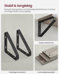 Miniatyrbilde 6 av 6: Vegghylle, 12x30x11 cm, 12x35x11 cm, 12x40x11 cm, Greige