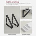 Miniatyrbilde 6 av 6: Vegghylle Sett, 12x30x11 cm 12x35x11 cm 12x40x11 cm, Hvit