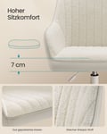 Miniatyrbilde 5 av 6: Kontorstol, 62x62x83.5-93.5 cm, Cappuccinobeige