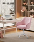 Miniatyrbillede 2 af 6: Kontorstol, 64x64x83-93 cm, Pink