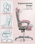 Miniatyrbilde 4 av 6: Gamingstol, Justerbar, Ergonomisk, 90-135° tilt, Svart Rød