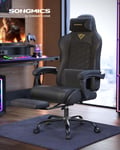 Miniatyrbillede 2 af 6: Gamerstol, 70x70x123,5-133 cm, Sort