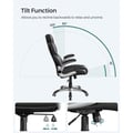 Miniatyrbilde 3 av 6: Kontorstol, Ergonomisk svingstol, 70x72x119-129 cm, Svart