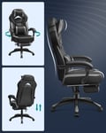 Miniatyrbilde 5 av 6: Gamingstol, 70x64x120-128 cm, Svart