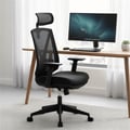 Miniatyrbillede 4 af 6: Kontorstol, 68.5x70x116-133 cm, Sort, Justerbar