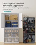 Miniatyrbillede 3 af 6: Opbevaringsskab, 40x80x180 cm, Grå