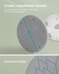 Miniatyrbilde 6 av 6: Svingbar krakk, 58-83x34x36 cm, grå