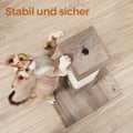Miniatyrbilde 4 av 6: Klatrestativ for katt, 38x38x73 cm, greige
