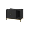 Miniatyrbilde 1 av 6: Kattetoalett skap, 80x50x55 cm, Svart