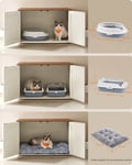 Miniatyrbillede 3 af 6: Katetoilet, 70x50x50 cm, Brun