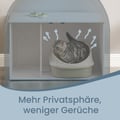 Miniatyrbillede 4 af 6: Kattebakke til kat, 80x53x50 cm, hvid