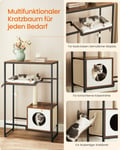 Miniatyrbillede 5 af 6: Kattetræ, 74x34x114 cm, Brun