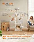 Miniatyrbilde 2 av 6: Kattetre, 55x45x168 cm, Krem