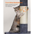 Miniatyrbild 6 av 6: Kattträd, 68x48x101 cm, Grå