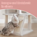 Miniatyrbilde 4 av 6: Klatrestativ for katt, 48,1x48,1x96,1 cm, Hvit